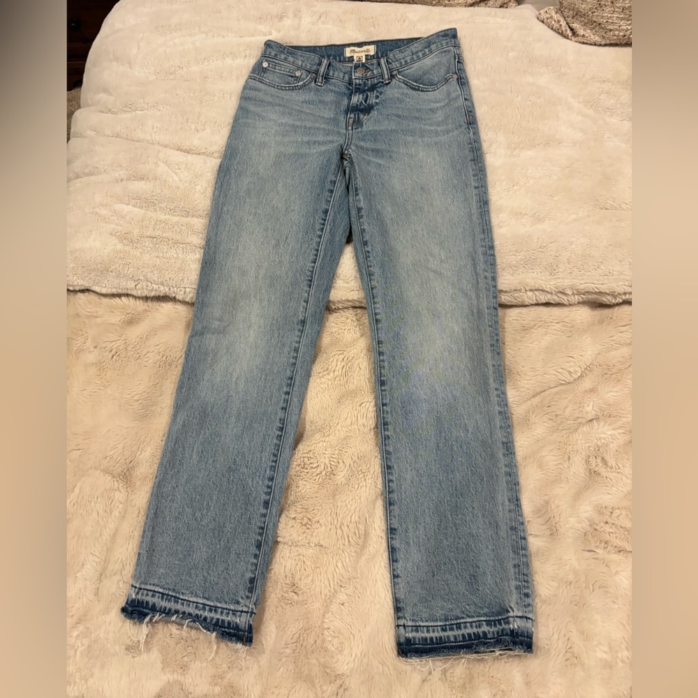Madewell Light Blue Straight-Leg Jeans